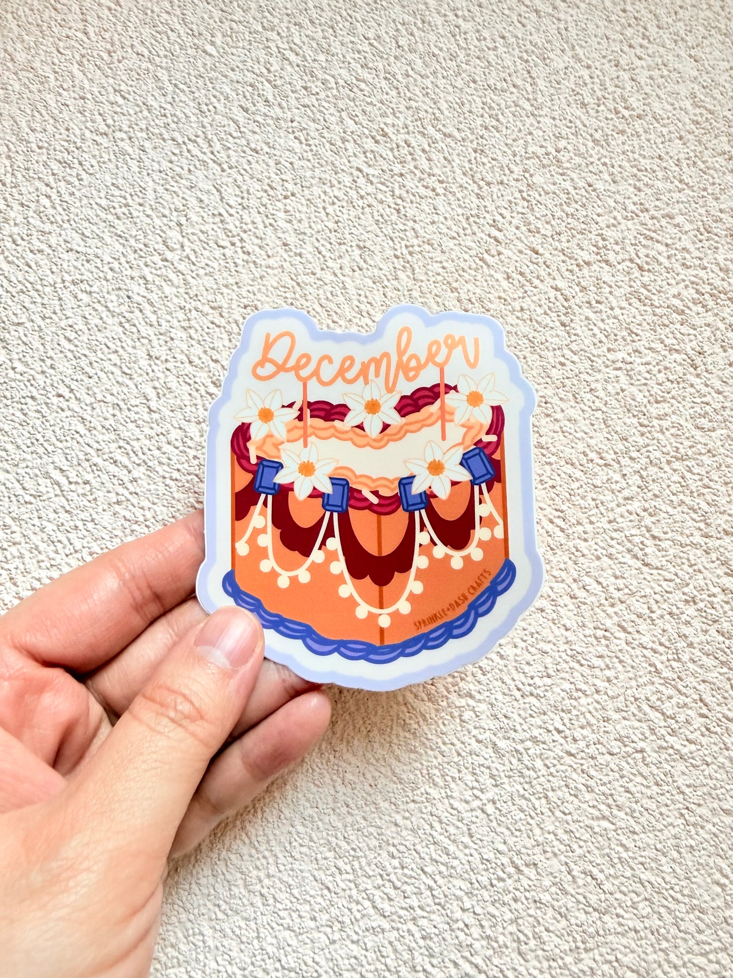“VINTAGE BIRTHDAY CAKES” Premium Vinyl Stickers