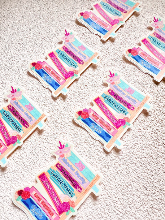 "ROMANCE TROPES: PART 2” Premium Vinyl Sticker