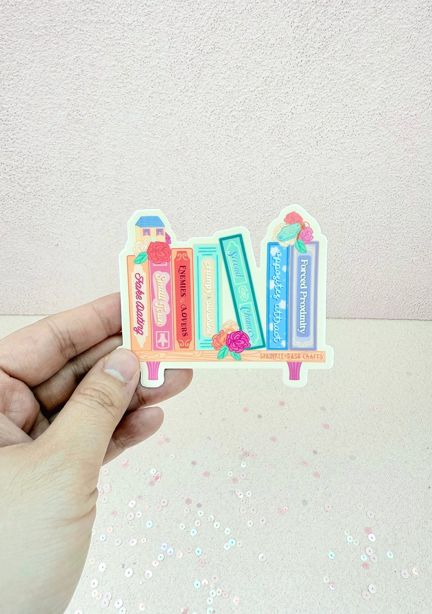 "ROMANCE TROPES: PART 1” Premium Vinyl Sticker