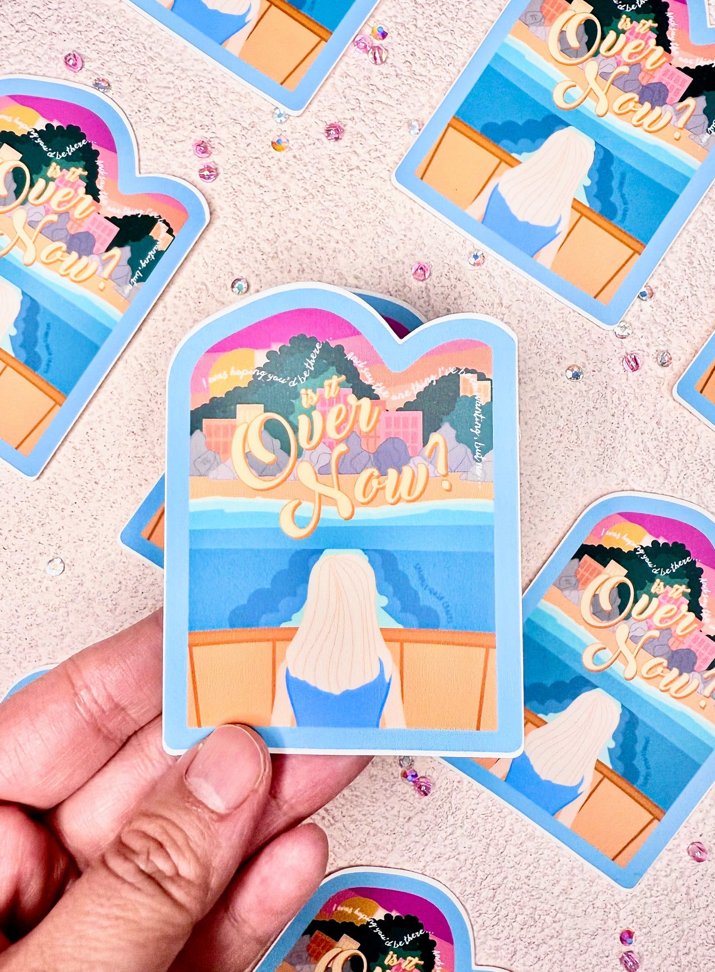 "IS IT OVER NOW?" Premium Vinyl Sticker