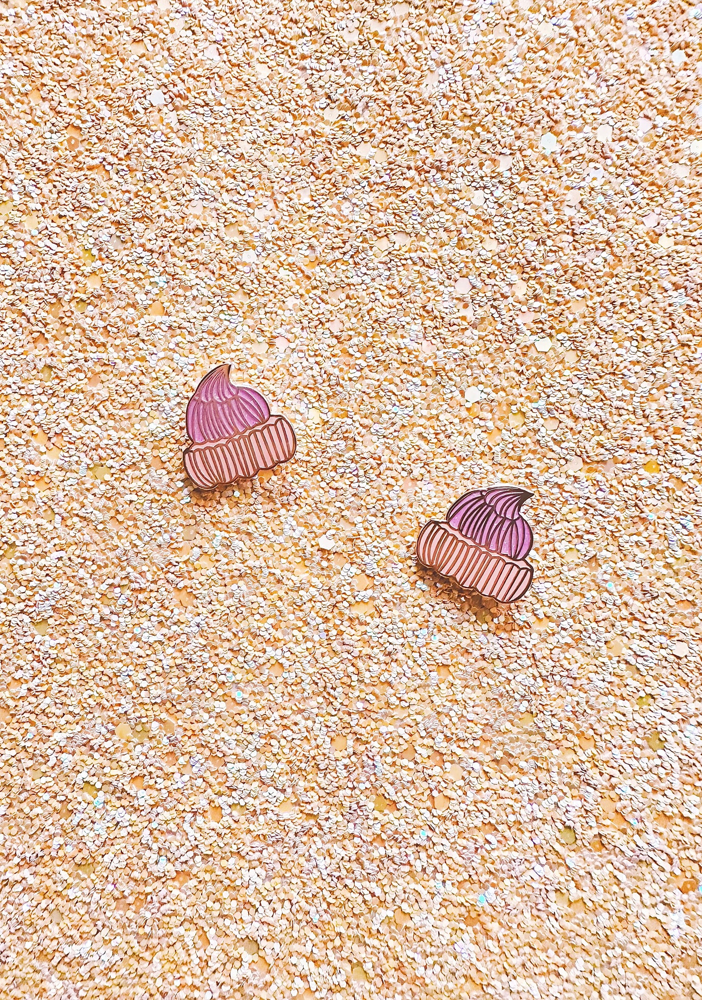 “PINK ICED GEM” Enamel Pin