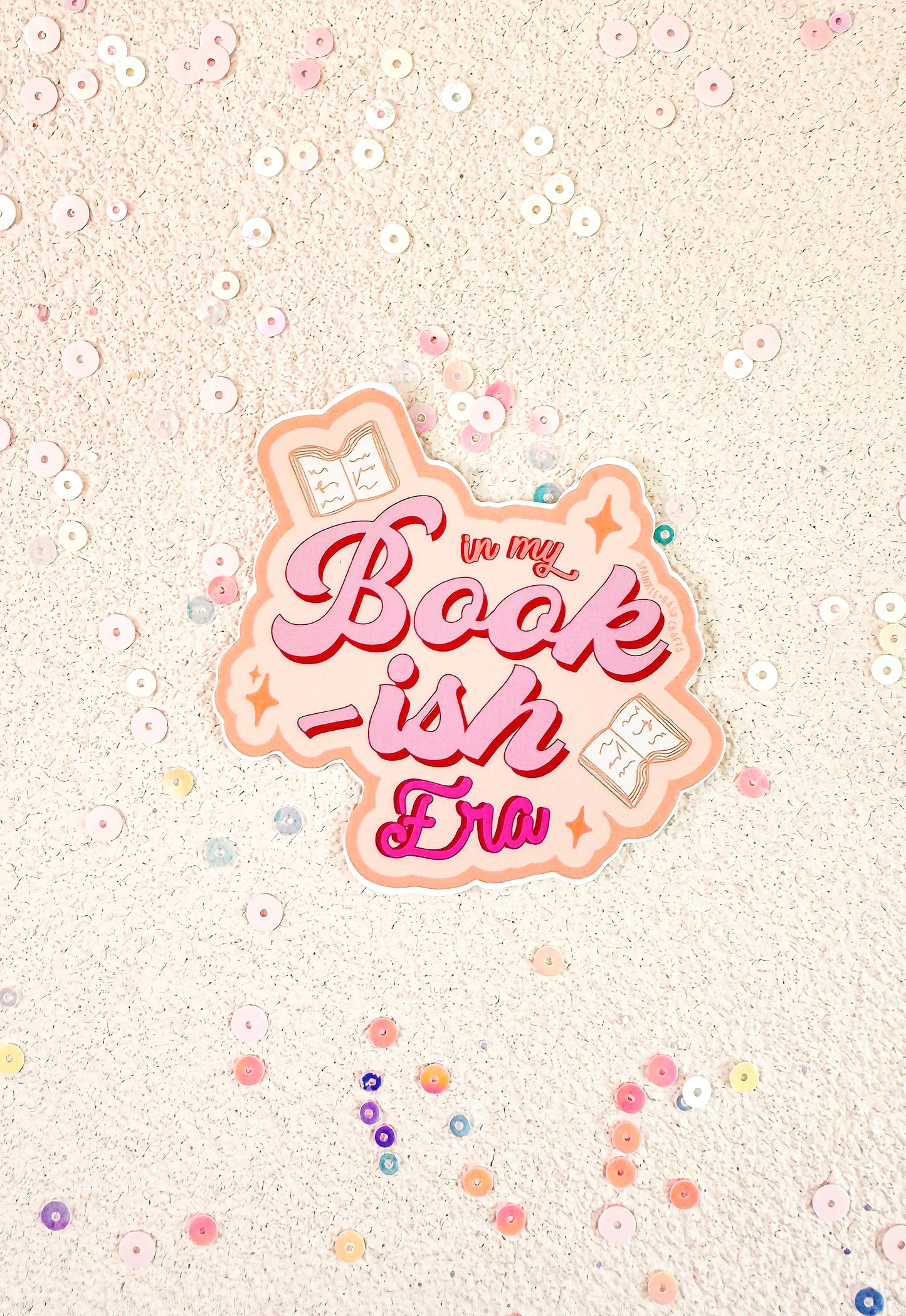 "IN MY BOOKISH ERA" Premium Vinyl Sticker