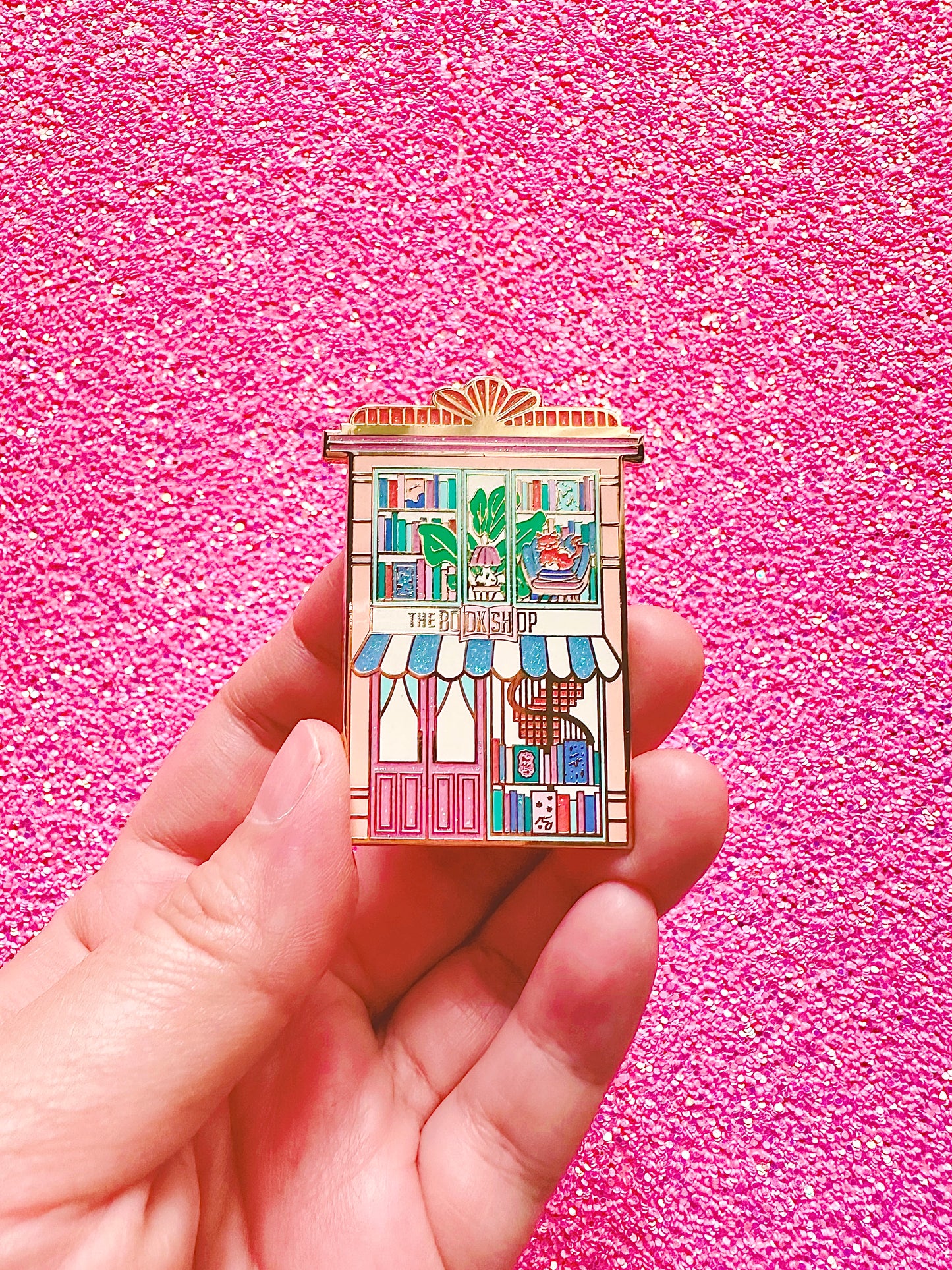 "THE BOOKSHOP" Enamel Pin
