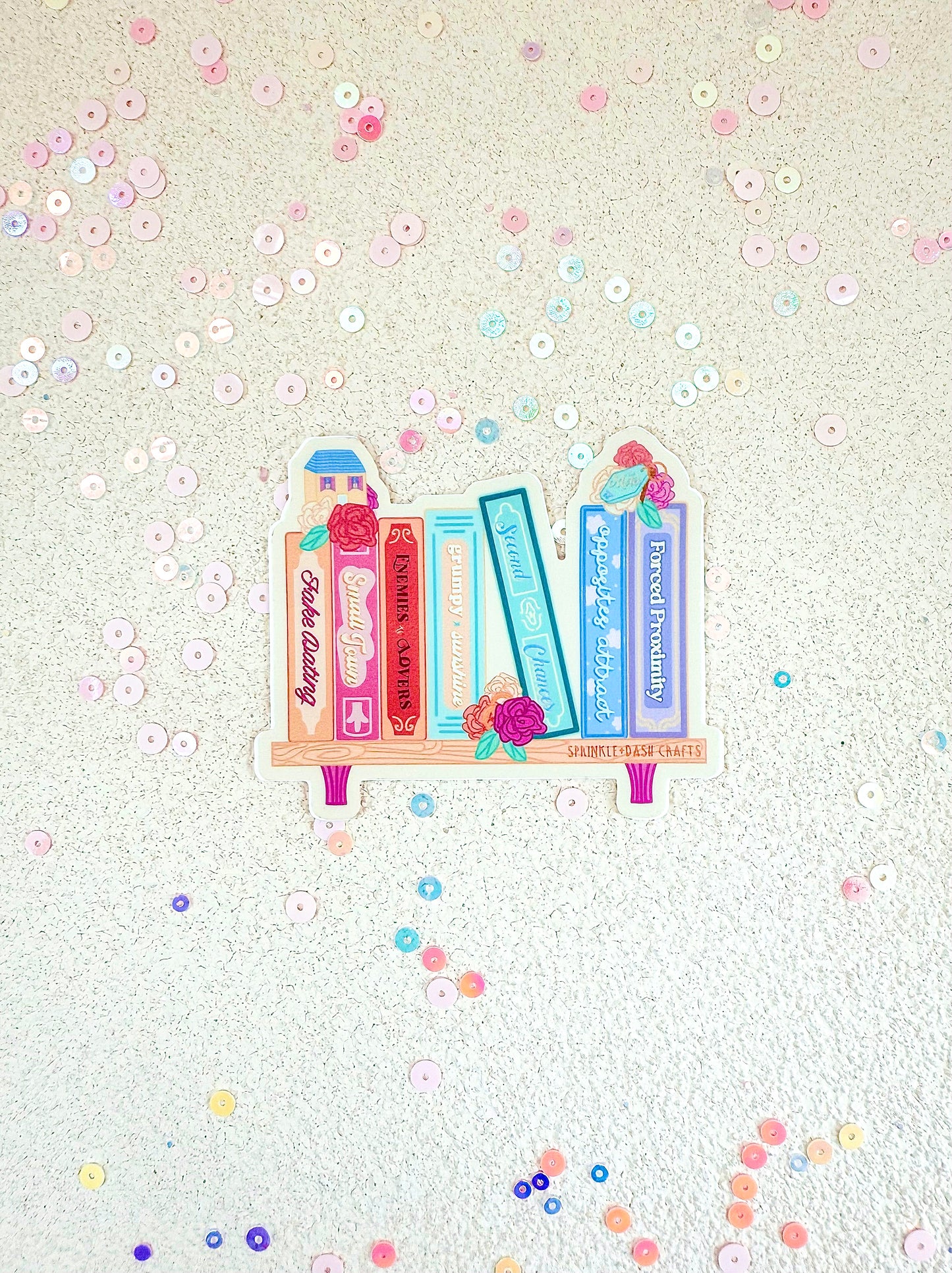 "ROMANCE TROPES: PART 1” Premium Vinyl Sticker