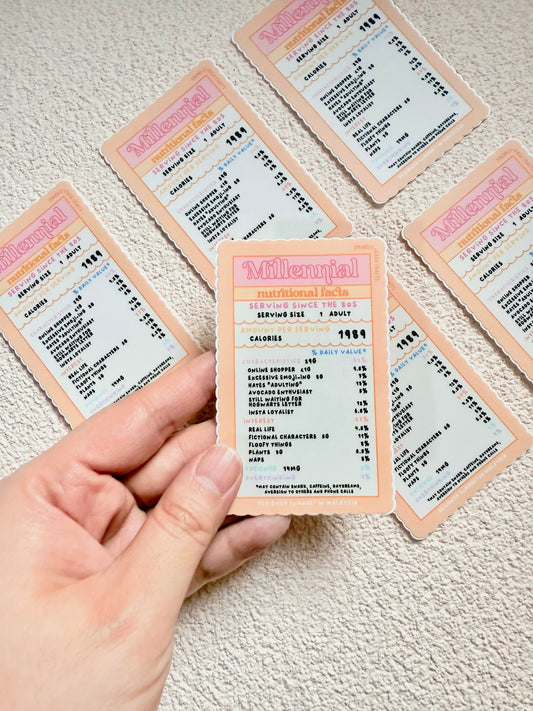 “THE MILLENNIAL” Premium Vinyl Sticker