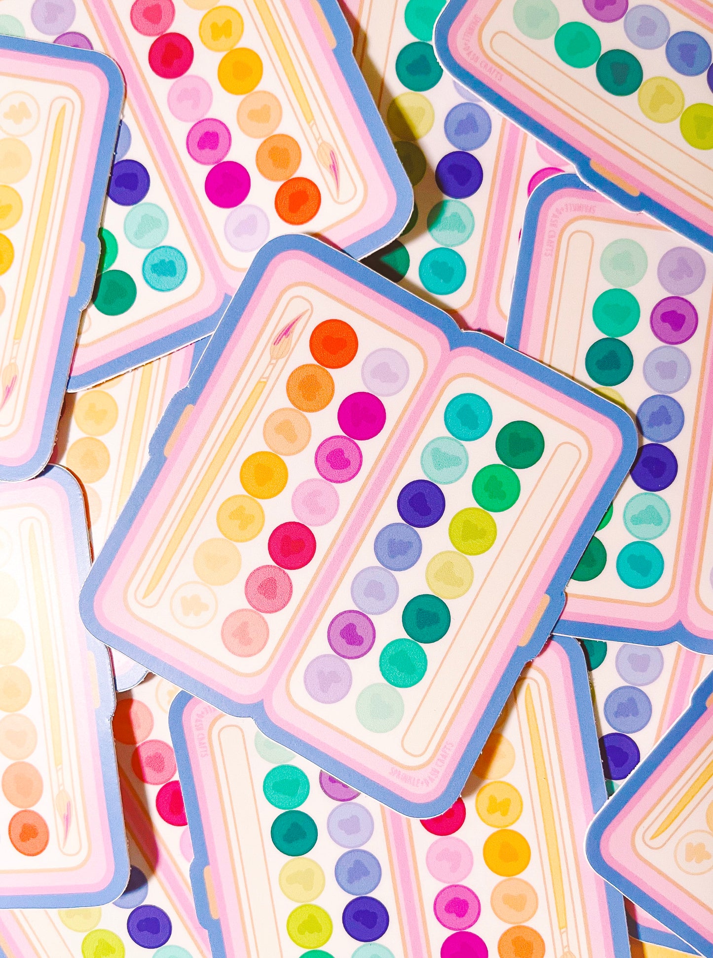 “ARTSY PALETTE” Premium Vinyl Sticker
