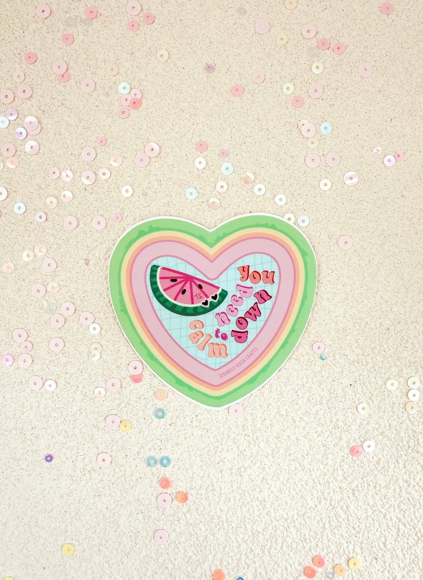 “YOU NEED TO CALM DOWN” Premium Vinyl Sticker