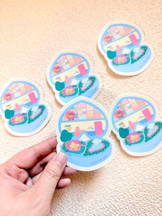 “POLLY DREAM HOUSE” Premium Vinyl Sticker