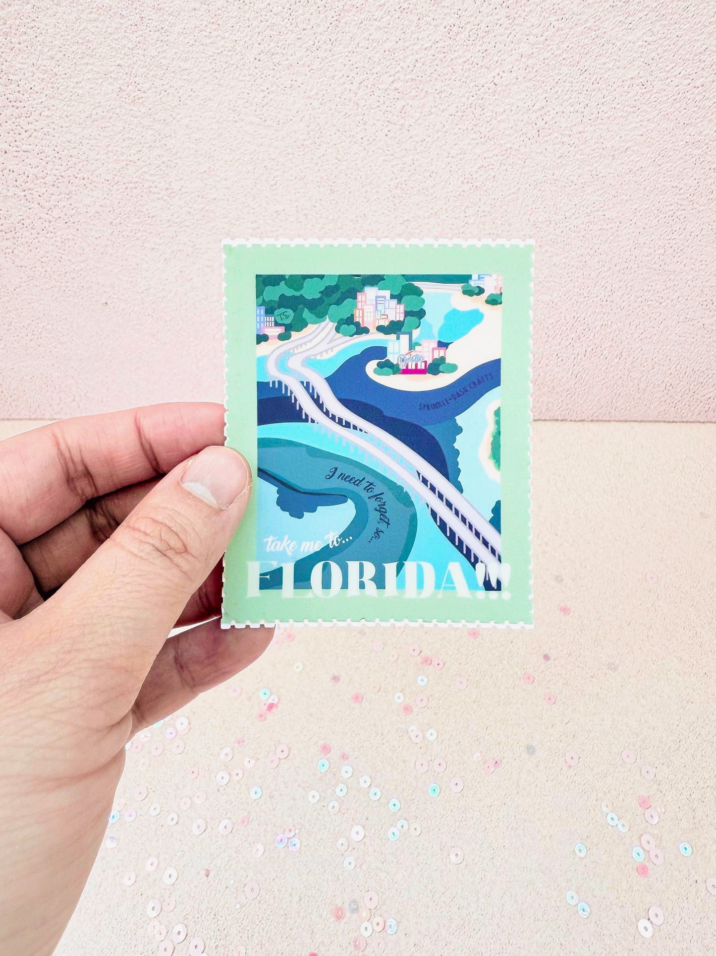 “FLORIDA!!!” Premium Vinyl Sticker