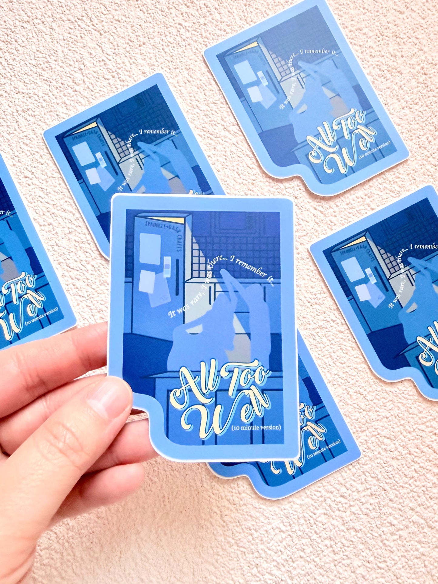 “ALL TOO WELL (10 MINUTE VERSION)” Premium Vinyl Sticker