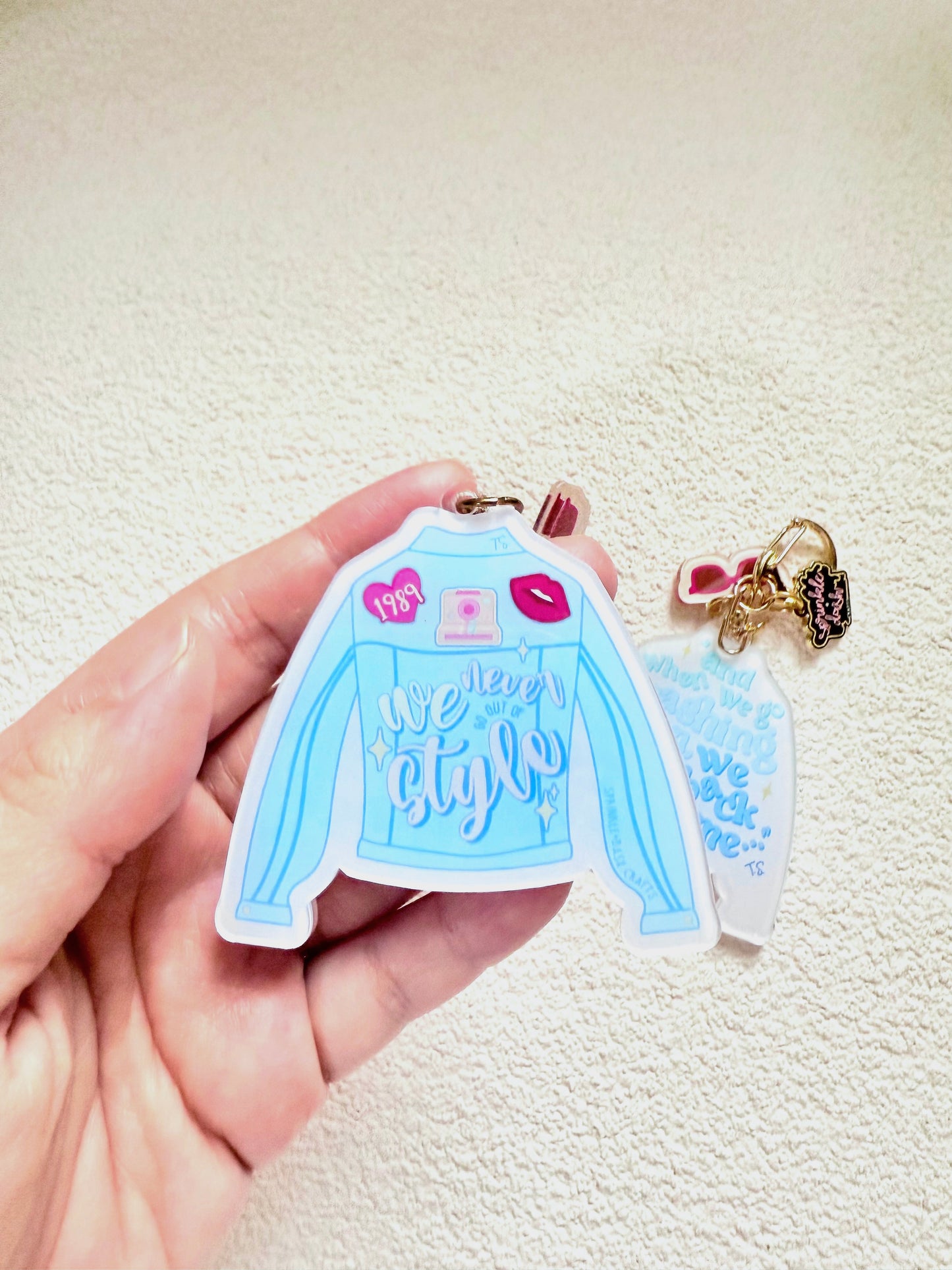 “STYLE” Triple-Charmed Acrylic Charm (Double-Sided)