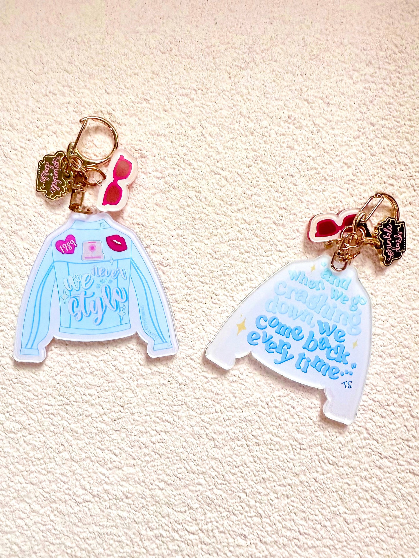 “STYLE” Triple-Charmed Acrylic Charm (Double-Sided)