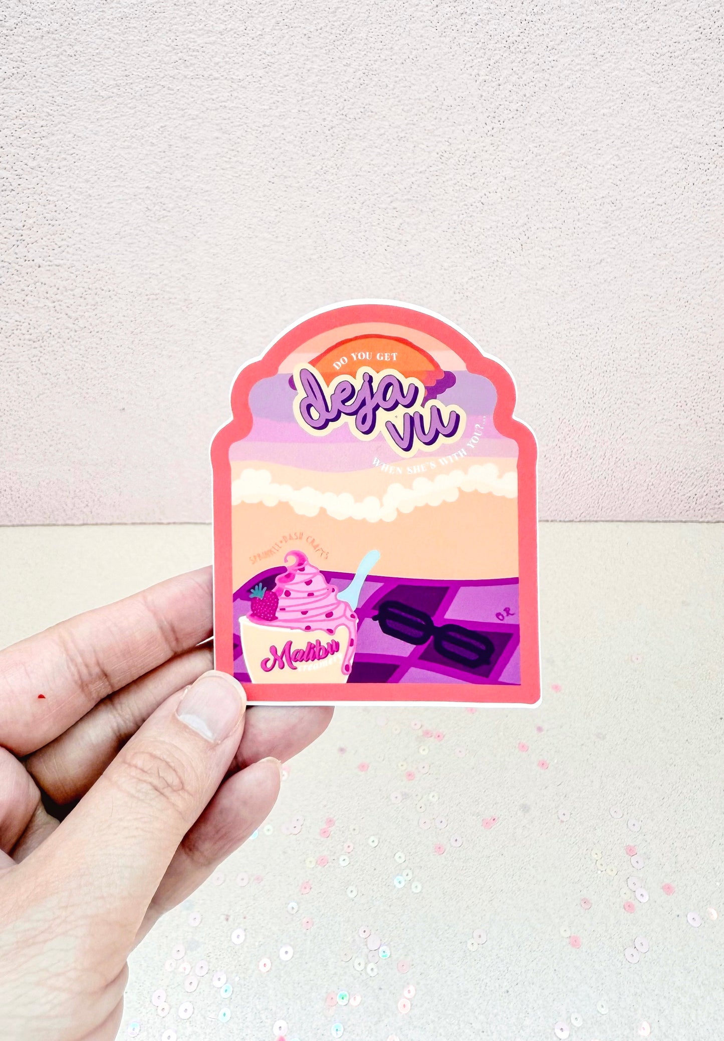 “DEJA VU” Premium Vinyl Sticker