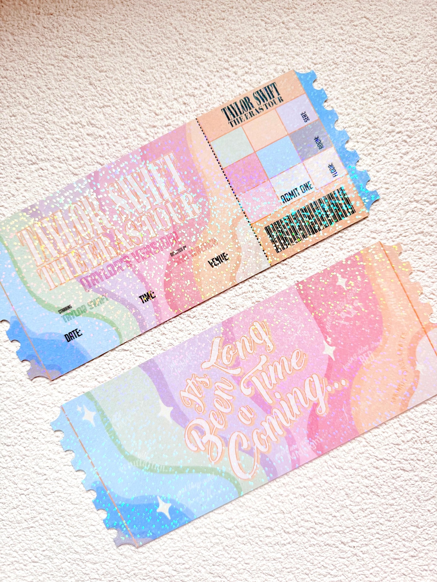 "THE ERAS TOUR [TAYLOR'S VERSION] Commemorative Ticket/Bookmark