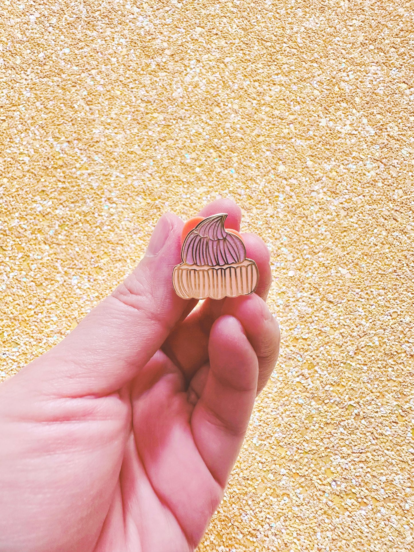 “PINK ICED GEM” Enamel Pin