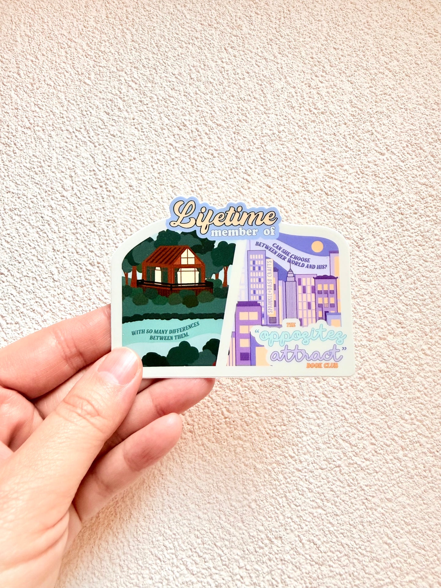 "OPPOSITES ATTRACT" Premium Vinyl Sticker