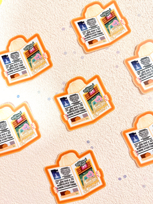 “THE LAST GREAT AMERICAN DYNASTY” Premium Vinyl Sticker