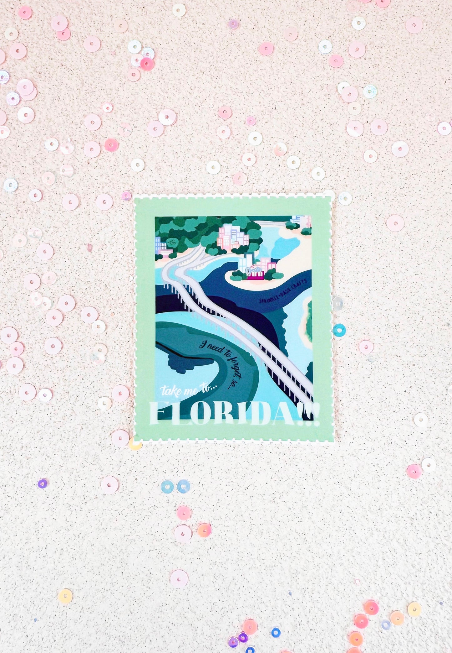 “FLORIDA!!!” Premium Vinyl Sticker