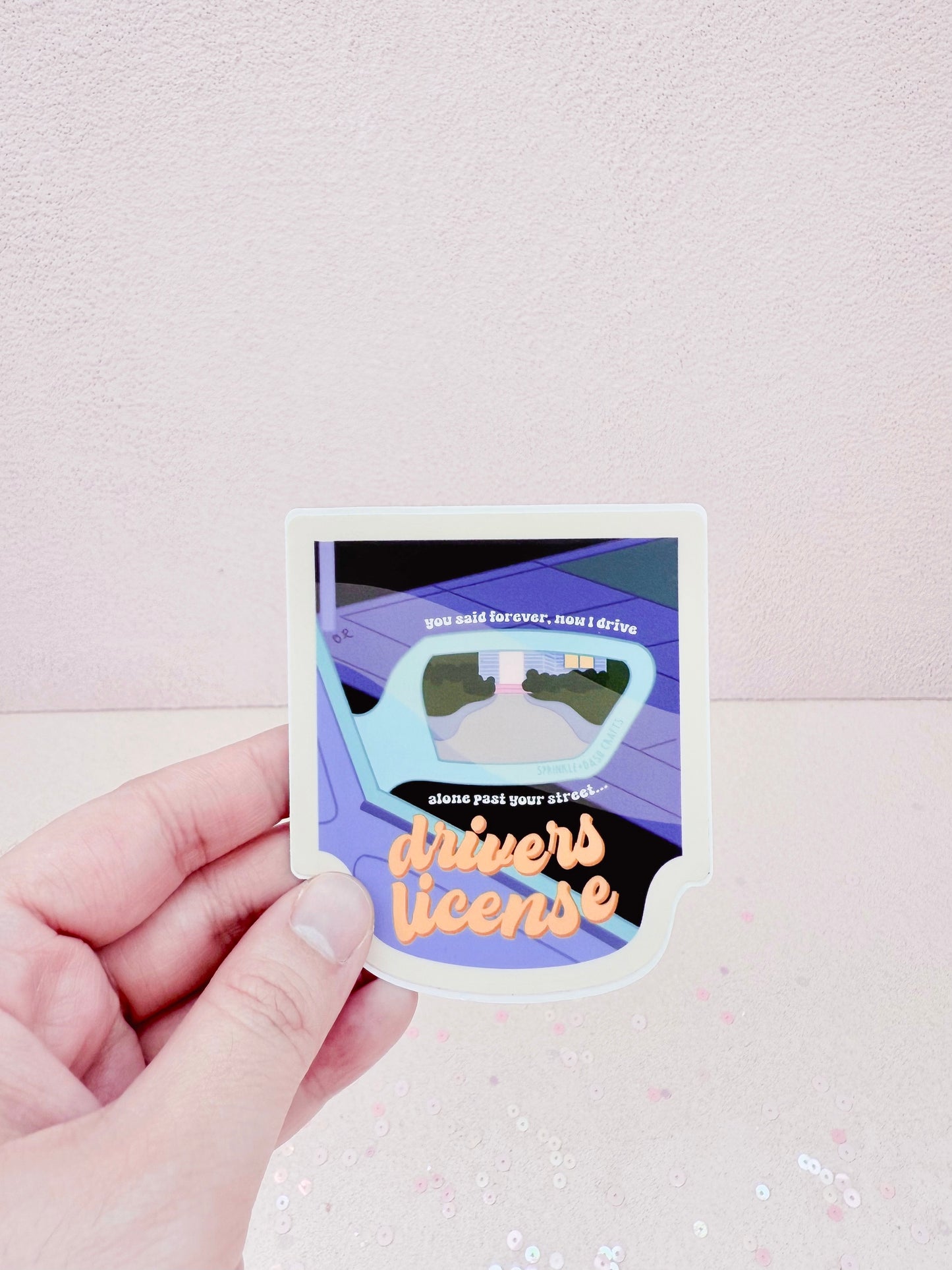 “DRIVERS LICENSE” Premium Vinyl Sticker