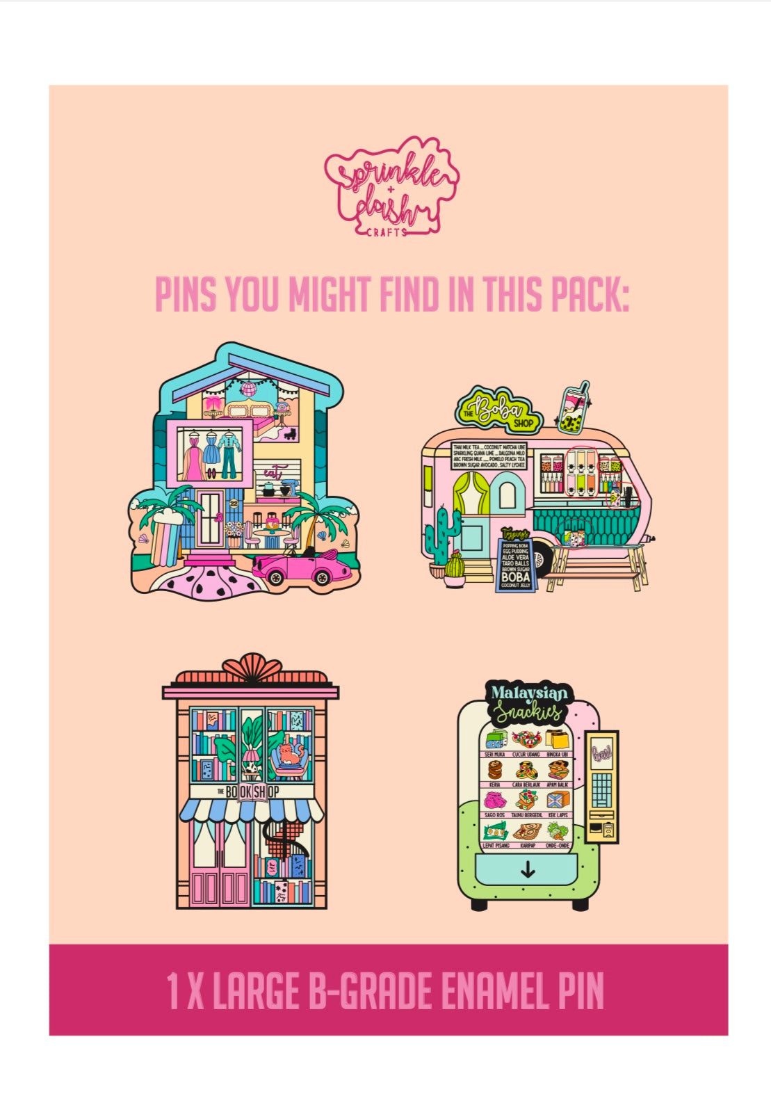 “MAGICALLY MYSTERIOUS OOPSIE PACKS: PIN’S VERSION” Mystery Packs