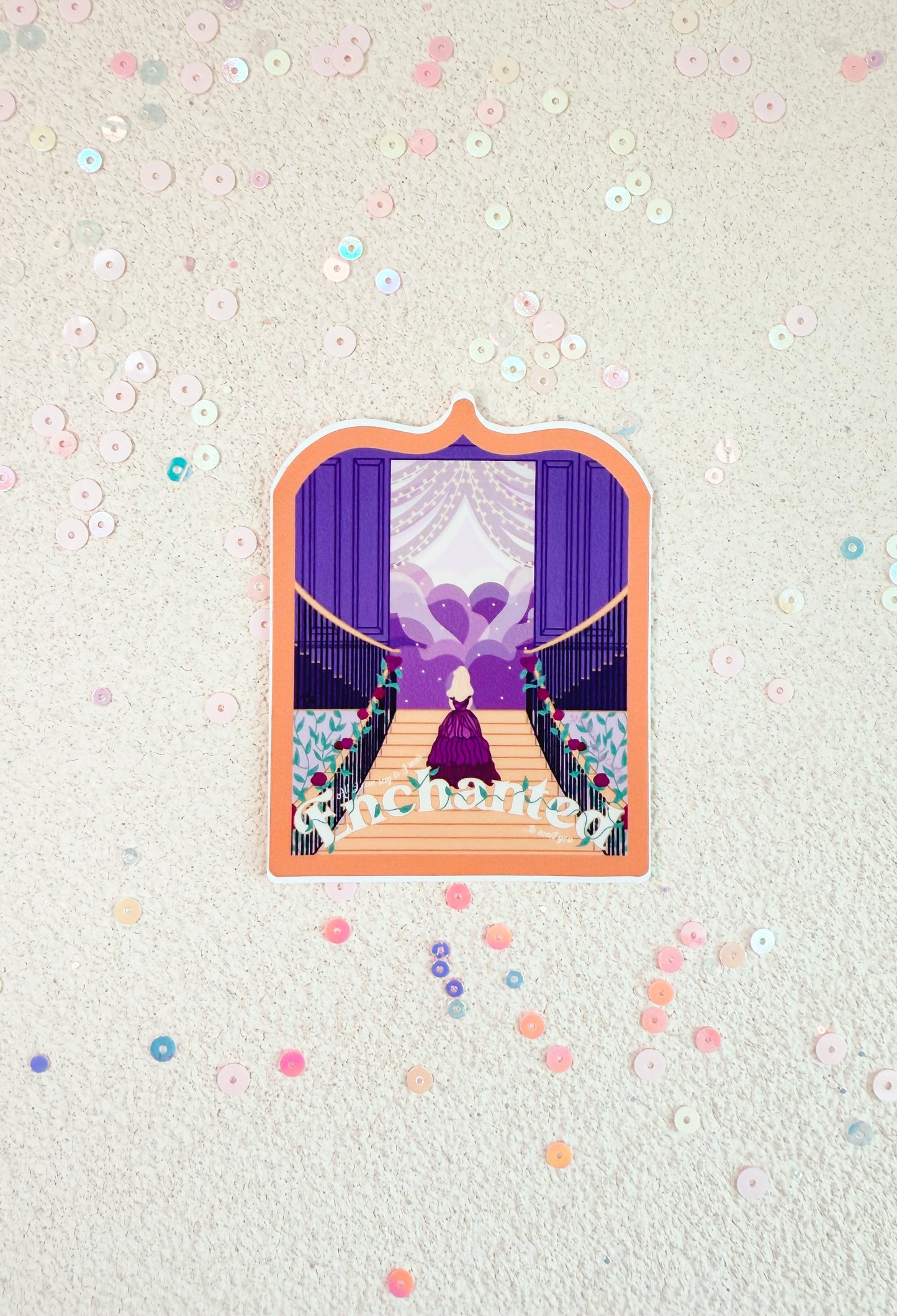 “ENCHANTED” Premium Vinyl Sticker