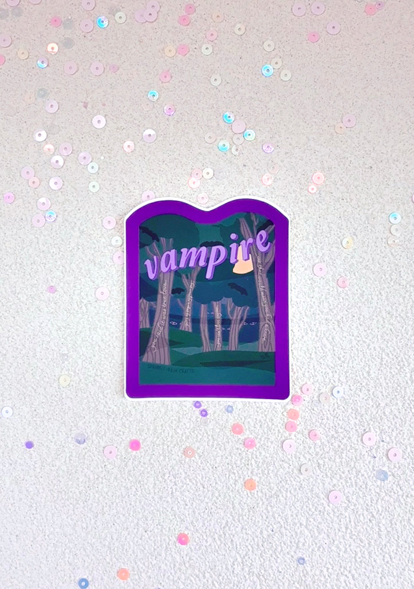 “VAMPIRE” Premium Vinyl Sticker