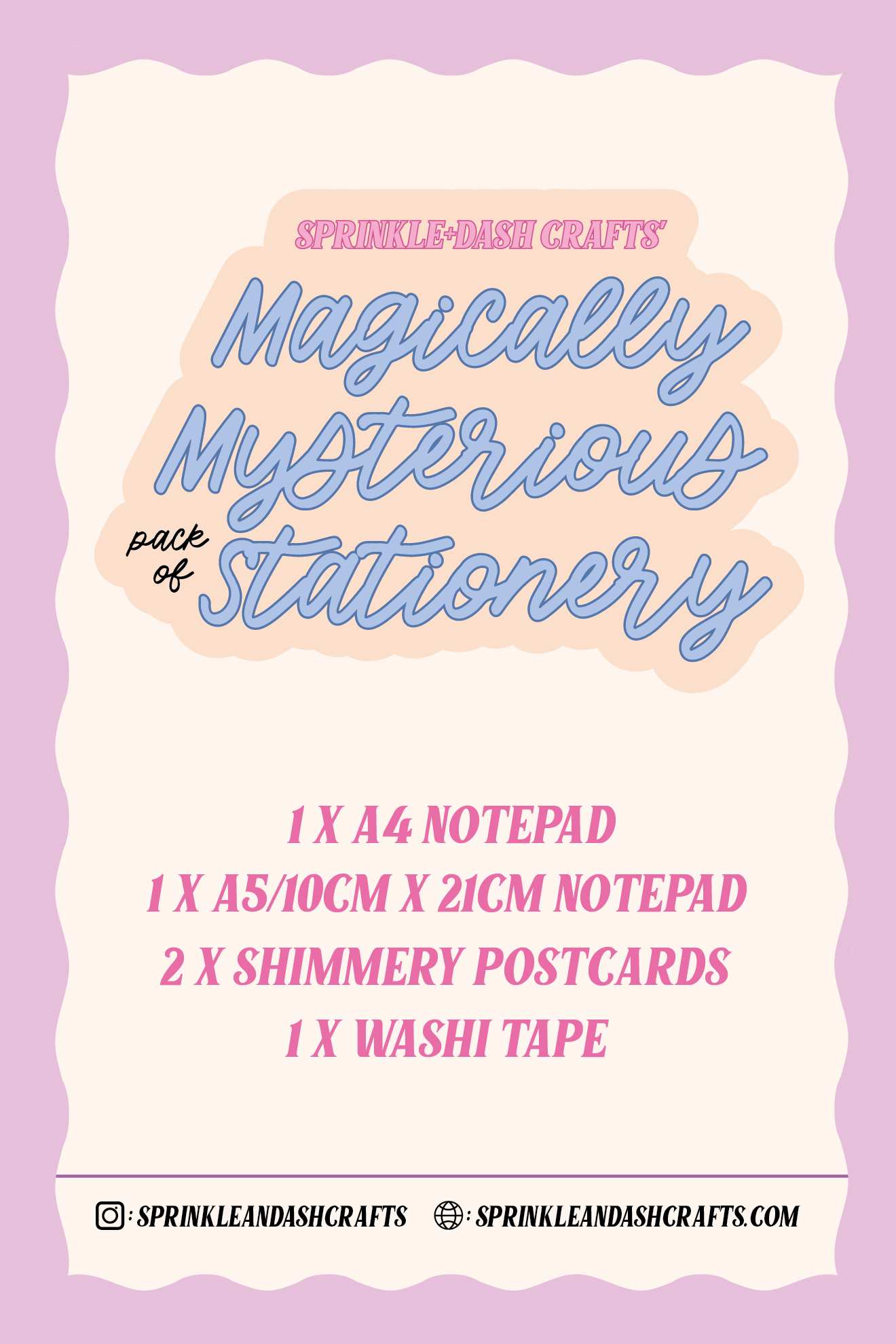 “MAGICALLY MYSTERIOUS STATIONERY PACK” Mystery Pack