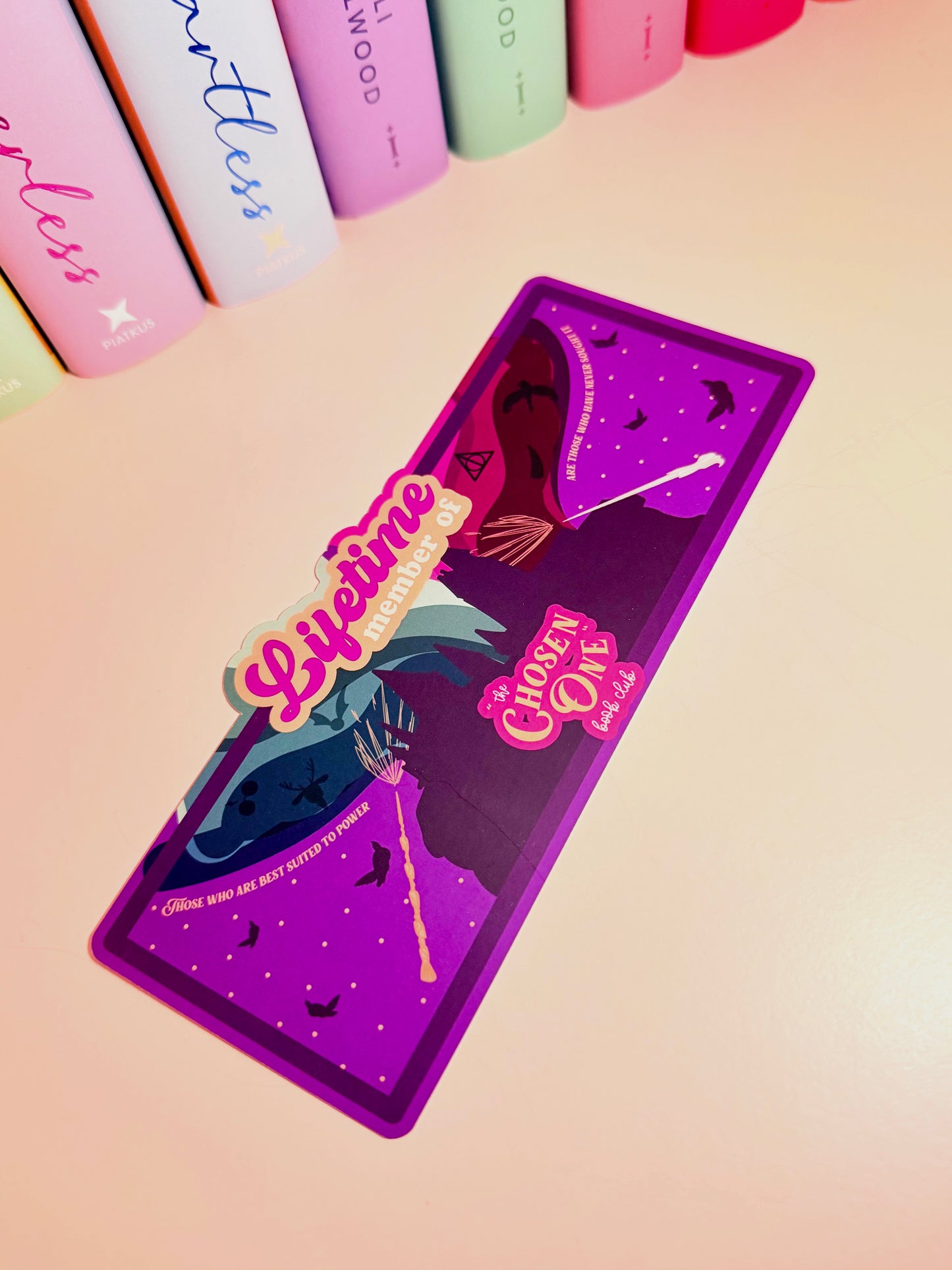 “THE CHOSEN ONE” Die Cut Book Tracker Bookmark (Double-Sided)