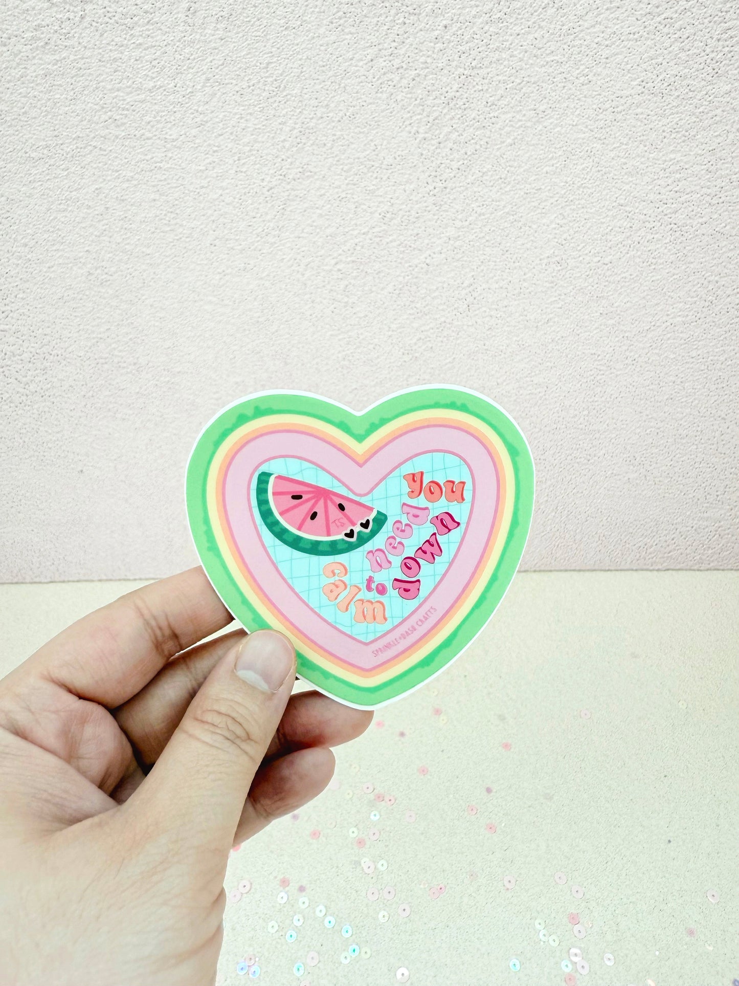 “YOU NEED TO CALM DOWN” Premium Vinyl Sticker