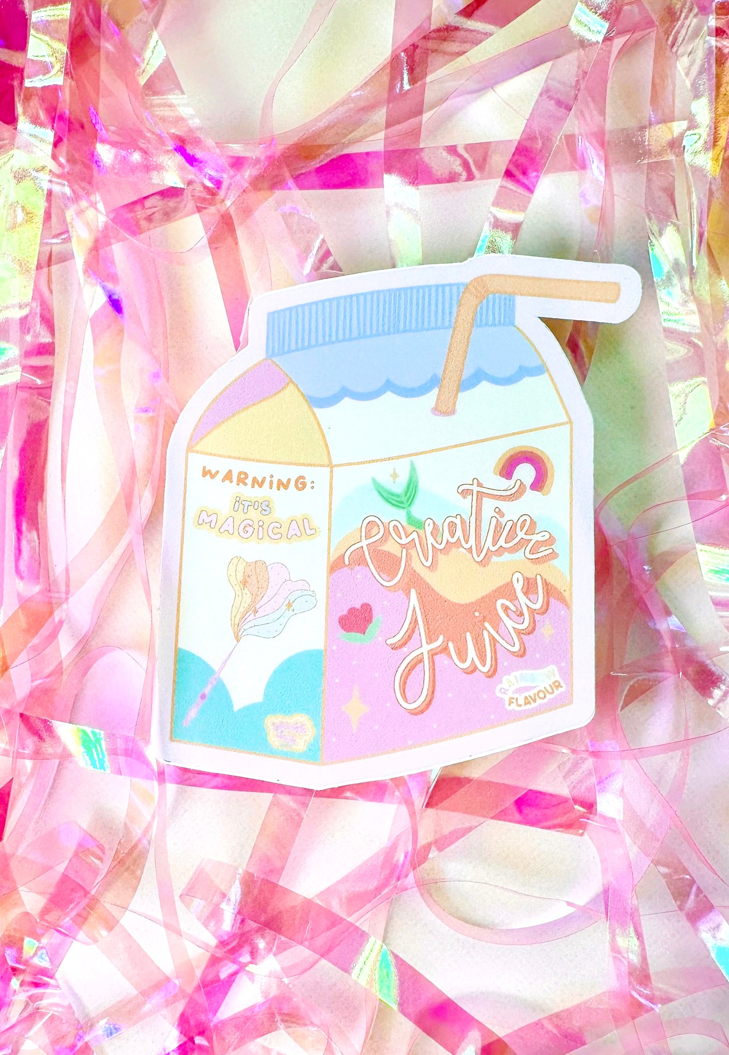 “CREATIVE JUICE” Premium Vinyl Sticker