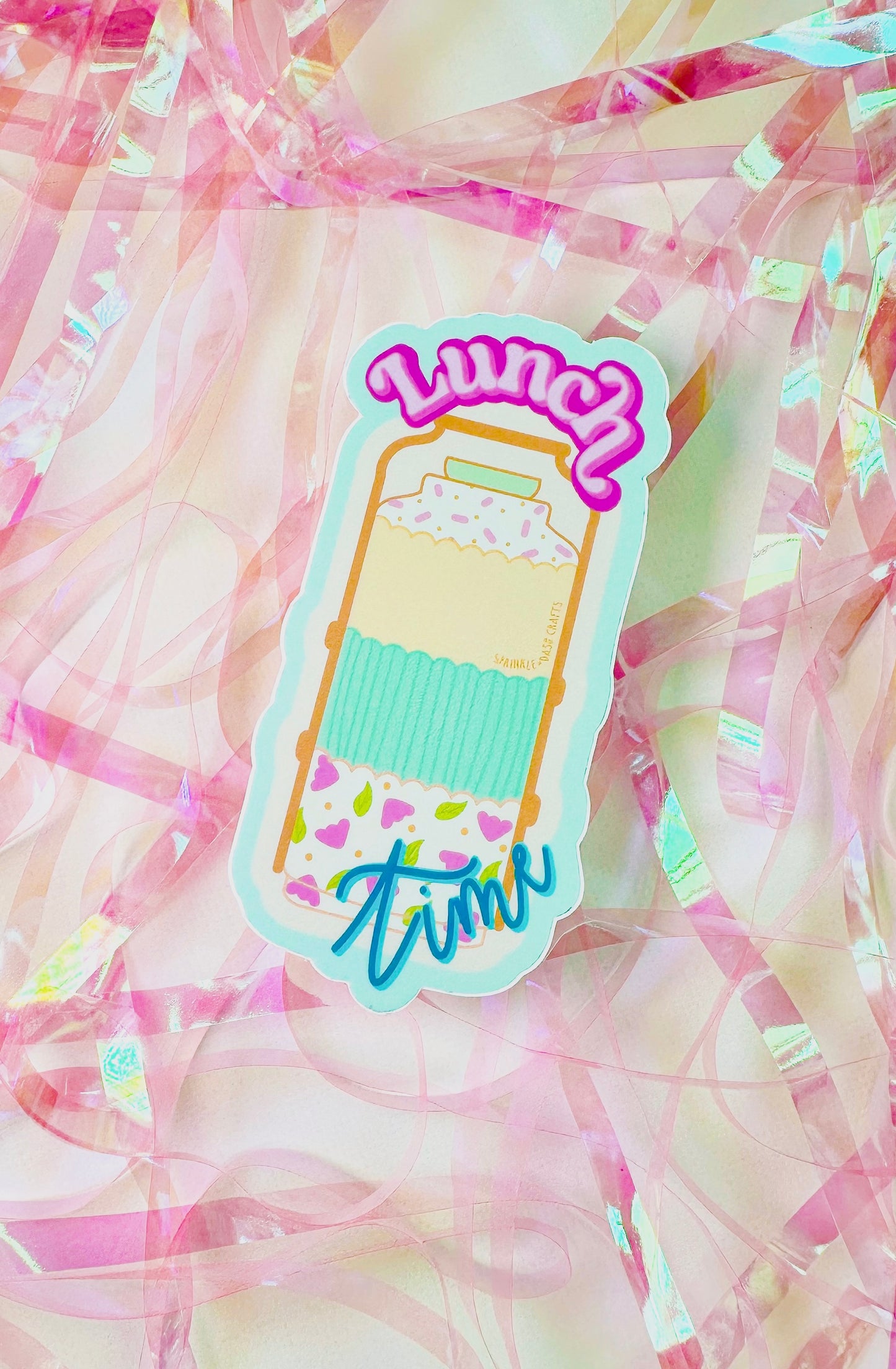 “LUNCH TIME” Premium Vinyl Sticker