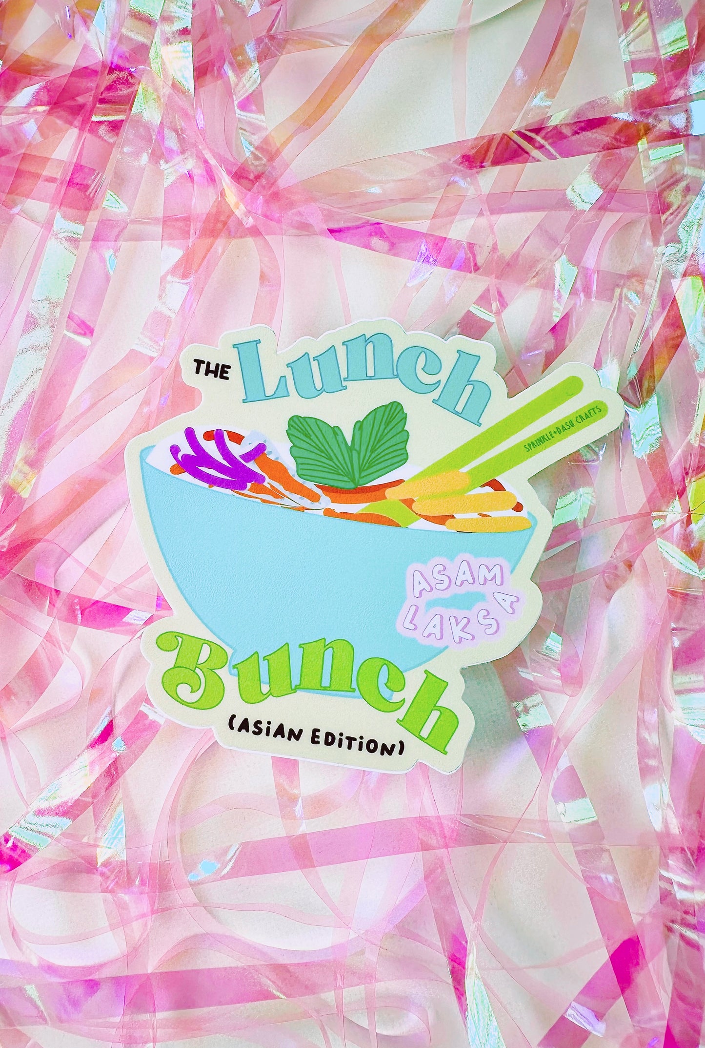 “ASAM LAKSA” Premium Vinyl Sticker