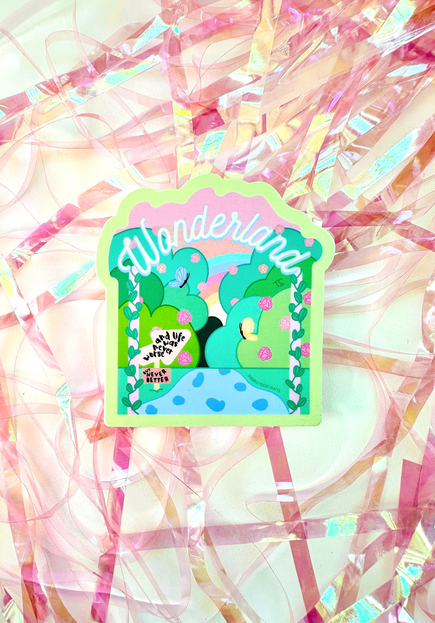 “WONDERLAND” Premium Vinyl Sticker